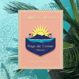 Playa del Carmen Mexico vakantie Briefkaart