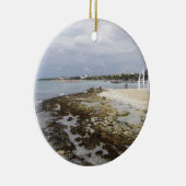 Playa del Carmen, Quintana Roo Mexico Keramisch Ornament (Rechts)