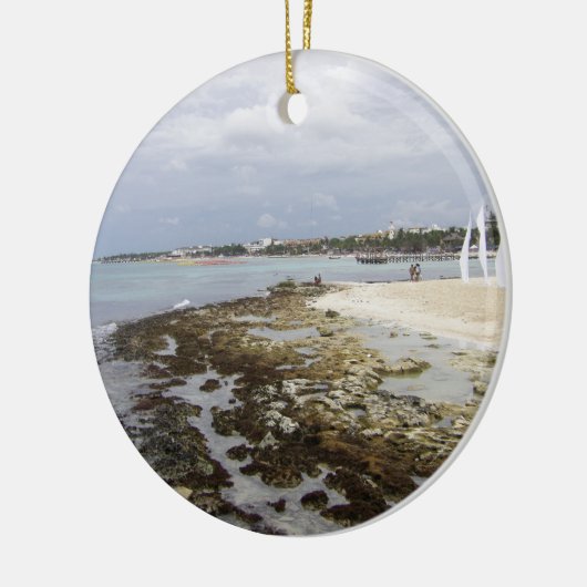 Playa del Carmen, Quintana Roo Mexico Keramisch Ornament (Links)