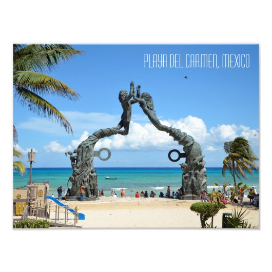 Playa del Carmen Riviera Maya Mexico Travel Foto Afdruk (Voorkant)