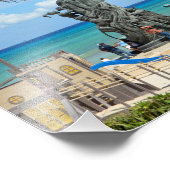 Playa del Carmen Riviera Maya Mexico Travel Foto Afdruk (Hoek)