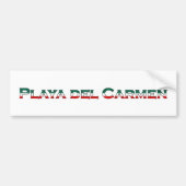 Playa del Carmen (tekst logo) Bumpersticker (Voorkant)