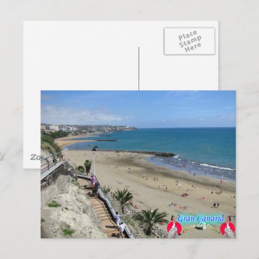 Playa del Ingles Briefkaart (Voorkant / Achterkant)