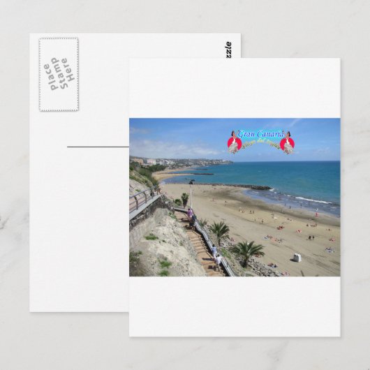 Playa del Ingles Briefkaart (Voorkant / Achterkant)