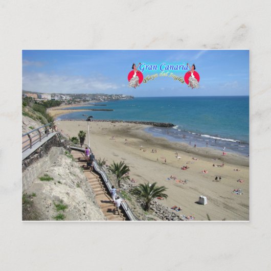 Playa del Ingles Briefkaart (Voorkant)