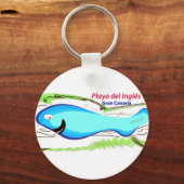 Playa del Ingles Gran Canaria Sleutelhanger (Voorkant)