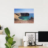 Playa del Papagayo, zuidkust van Lanzarote Poster (Thuiskantoor)