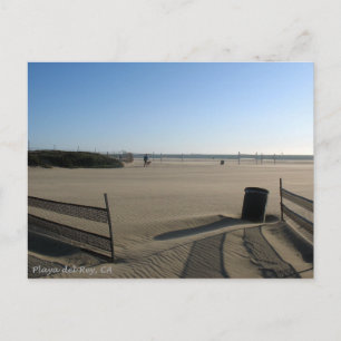 Playa del Rey Beach laat op de dag - Mike Izzo Briefkaart