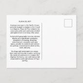 PLAYA DEL REY   Een uniek gebied naast de Stille O Briefkaart (Achterkant)