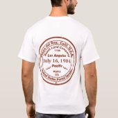Playa del Rey is geboren in juli 1902 T-shirt (Achterkant)