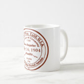 Playa del Rey is geboren op 16 juli 1904 Koffiemok (Voorkant rechts)