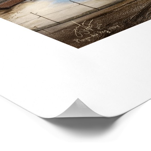 Playa del Rey Lagoon, 1904 - Noord-Uitzicht Poster (Hoek)