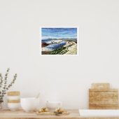 Playa del Rey Lagoon. Waterverf door Jenn Street Poster (Keuken)