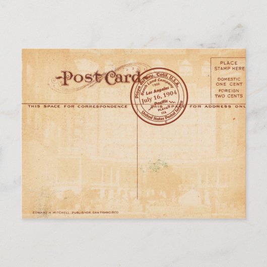 Playa del Rey Post Kantoor Double- Briefkaart (Voorkant)