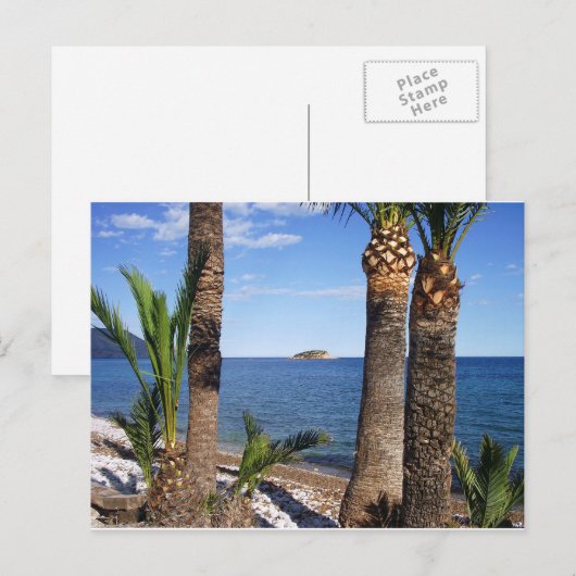 Playa en el Albir, Altea, Alicante Briefkaart (Voorkant / Achterkant)