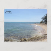 Playa en Mar Caribe Guanica Briefkaart (Voorkant)