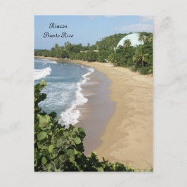 Playa en Rincon Puerto Rico Briefkaart