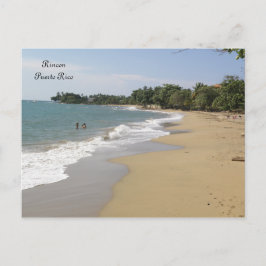 Playa en Rincon Puerto Rico Briefkaart