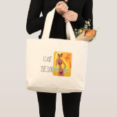 Playa, IK HOU VAN DE ZON Grote Tote Bag (Voorkant (product))