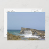 Playa la Poza Arecibo Briefkaart (Voorkant / Achterkant)