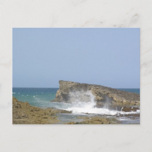 Playa la Poza Arecibo Briefkaart (Voorkant)