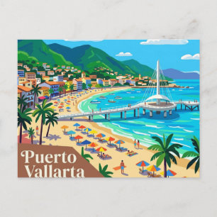 Playa Los Muertos Mexico Briefkaart