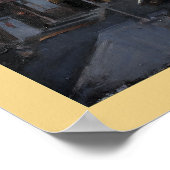 Playa Nocturne - Jose L. de Juan Poster (Hoek)