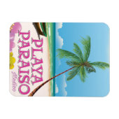 Playa Paraiso Mexico strandposter Magneet (Horizontaal)