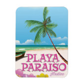 Playa Paraiso Mexico strandposter Magneet (Verticaal)