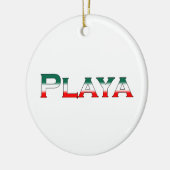 Playa (Playa del Carmen) Keramisch Ornament (Links)