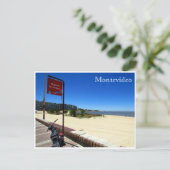 playa pocitos montevideo briefkaart (Staand voorkant)