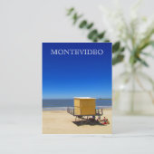 playa pocitos montevideo briefkaart (Staand voorkant)