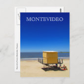 playa pocitos montevideo briefkaart (Voorkant / Achterkant)