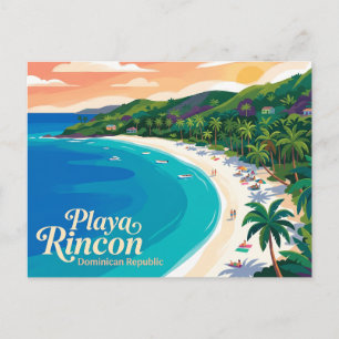 Playa Rincón Dominicaanse Republiek Briefkaart