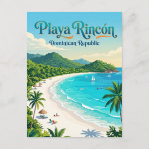 Playa Rincón Dominicaanse Republiek Briefkaart