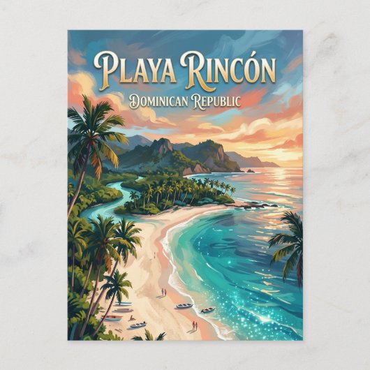 Playa Rincon Dominicaanse Republiek Briefkaart (Voorkant)