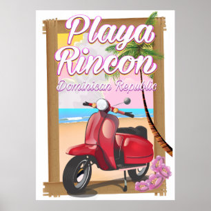 Playa Rincon Dominicaanse Republiek Poster