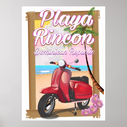 Playa Rincon Dominicaanse Republiek Poster (Voorkant)