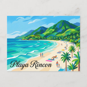Playa Rincon, Samaná, Dominicaanse Republiek Briefkaart