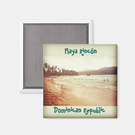 Playa Rincón - Samaná Magneet (Voorkant / Achterkant)