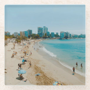 Playa San Juan - Alicante - Spanje Glazen Onderzetter