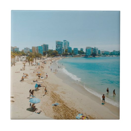 Playa San Juan - Alicante - Spanje Tegeltje (Voorkant)