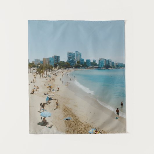 Playa San Juan - Alicante - Spanje Wandkleed (Voorkant)