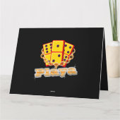 Playa Shirt Grappige Domino Speler Dominoes Kaart (Achterkant)