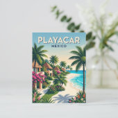 Playacar Mexico Briefkaart (Staand voorkant)