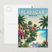 Playacar Mexico Briefkaart (Voorkant / Achterkant)