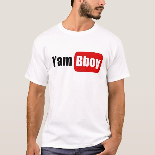 Playbboy: Ik ben Bboy T-shirt (Voorkant)