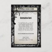 Playbill Bruiloft Details Kaart (Voorkant)