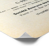 Playbill for Madame Butterfly by Giacomo Poster (Hoek)