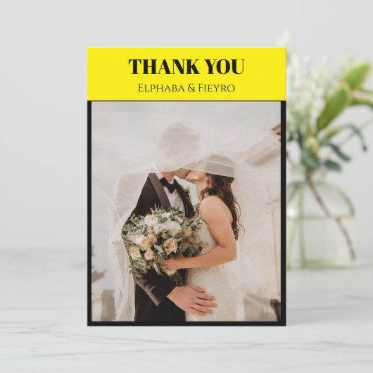 PlayBill Geïnspireerd - bedankkaart (Staand voorkant)